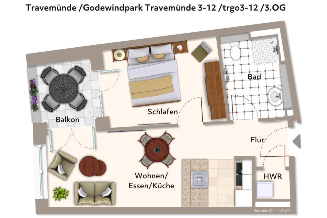 Godewindpark Travemuende Godewindpark Travemuende 3-12 Apartment Lubeck Ngoại thất bức ảnh